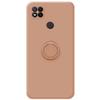Tumundosmartphone Ultra Soft Liquid Silicone Case with Ring Xiaomi Redmi 10A Pink view 2