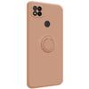 Tumundosmartphone Ultra Soft Liquid Silicone Case with Ring Xiaomi Redmi 10A Pink view 4