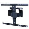 MyCableMart Full Motion Slim 2-ARM Wall Mount Bracket 37-90 TVs to 110 lbs, Black view 1