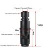 26X-182X Industrial Microscope Lens 0.4X Eyepiece 0.7X-5X Zoom Objective 25mm C-Mount Interface Electron Microscope Lens view 2