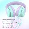 Candy Bila 2 Pack Kids Headphones, Wired Headphones for Kids Over Ear with Microphone, 85/94dB Volume Limiter Headphone for Girls Boys, Foldable Headphone for Learning & Entertainment view 3