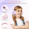 Candy Bila 2 Pack Kids Headphones, Wired Headphones for Kids Over Ear with Microphone, 85/94dB Volume Limiter Headphone for Girls Boys, Foldable Headphone for Learning & Entertainment view 4