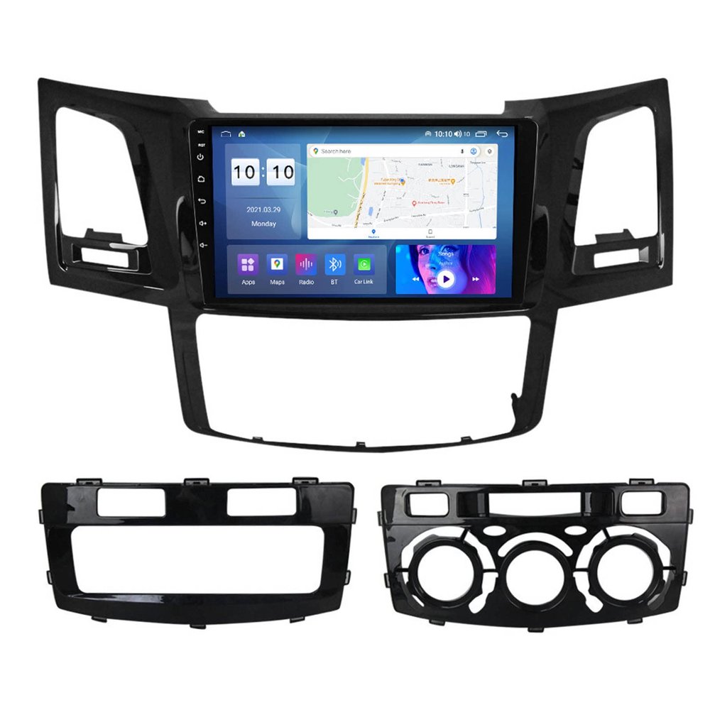 Car Stereo Android 12 for Toyota Fortuner Hilux 2004-2014 9 Inch Touch Screen Car Radios Mp5 Player, with Bluetooth Hands-Free SWC GPS Navi USB