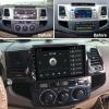 Car Stereo Android 12 for Toyota Fortuner Hilux 2004-2014 9 Inch Touch Screen Car Radios Mp5 Player, with Bluetooth Hands-Free SWC GPS Navi USB view 4