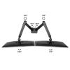Monitor Desktop Mounting Bracket Monitor Arm Adjustable Dual Arm Desk Mounts Monitor and Laptop Mount with Mechanical Spring Dual Monitor Stand with Clamp Fixing/Washer Mounting Base Computer Monitor view 3