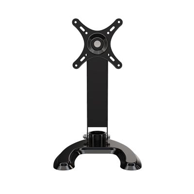 Monitor Desktop Mounting Bracket Monitor Arm Single Monitor Stand Desk Mount Monitor Stand, Adjustable Height and 360 Rotating Screen Desktop TV and Monitor Base, Suitable for 14"-27" Screen Computer