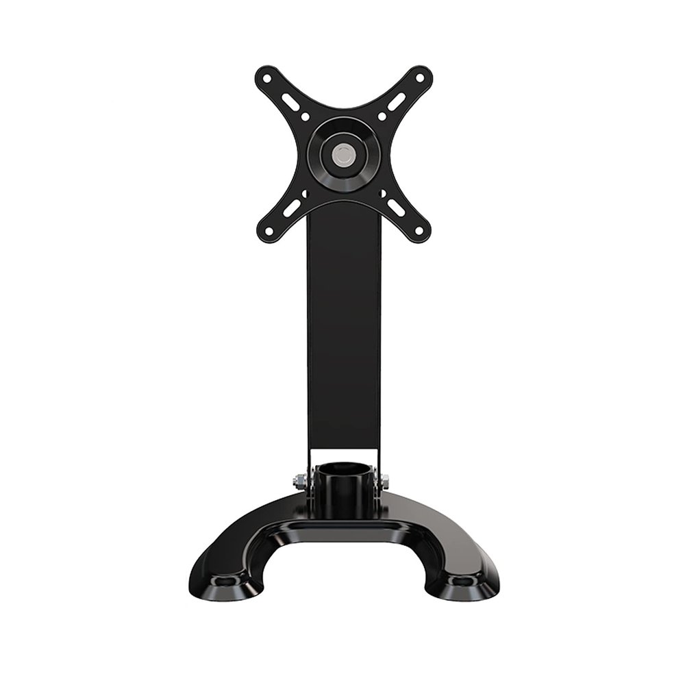 Monitor Desktop Mounting Bracket Monitor Arm Single Monitor Stand Desk Mount Monitor Stand, Adjustable Height and 360 Rotating Screen Desktop TV and Monitor Base, Suitable for 14"-27" Screen Computer