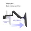 Monitor Desktop Mounting Bracket Monitor Arm 10"-32" Monitor Wall Bracket Adjustable Gas Spring Monitor Mount Stand 10"-16" Wall-Mounted Laptop Stand, Hold Up to 19.8lbs, Black Computer Monitor Stand view 4