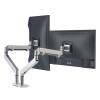 Monitor Desktop Mounting Bracket Monitor Arm Dual Monitor Stand Aluminum Alloy Double Gas Spring Arm Desk Mount Stand 17"-32"Monitor Mount Stand with C Clamp,VESA Mount 75/100mm Computer Monitor Stand view 1
