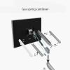Monitor Desktop Mounting Bracket Monitor Arm Dual Monitor Stand Aluminum Alloy Double Gas Spring Arm Desk Mount Stand 17"-32"Monitor Mount Stand with C Clamp,VESA Mount 75/100mm Computer Monitor Stand view 4