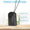 Portable Door Handle Knob Touch Sensor Alarm,Touch High Sensitive Door Windows Handle Alarm 100Db Loud Siren Suitable for Travel, Hotel, Villa, House Home Security Systems view 3