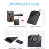 Portable Door Handle Knob Touch Sensor Alarm,Touch High Sensitive Door Windows Handle Alarm 100Db Loud Siren Suitable for Travel, Hotel, Villa, House Home Security Systems view 4