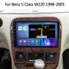 Autoradio Android 12 for Mercedes Benz S Class W220 S280 S320 S350 S400 S430 S500 S600 9 Inch HD Touchscreen Car Radio untersttzt FM USB WiFi Bluetooth view 2