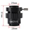 1/2 CTV Trinocular Microscope Camera Adapters C-Mount Interface 25mm Camera Interface view 2