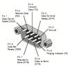 chenyang RS-232 Connectors,EIA RS-232 D-Sub 9Pin Male to Female 90 Degree UP Angled Gender Changer Extension Adapter for Monitor & Projector view 4
