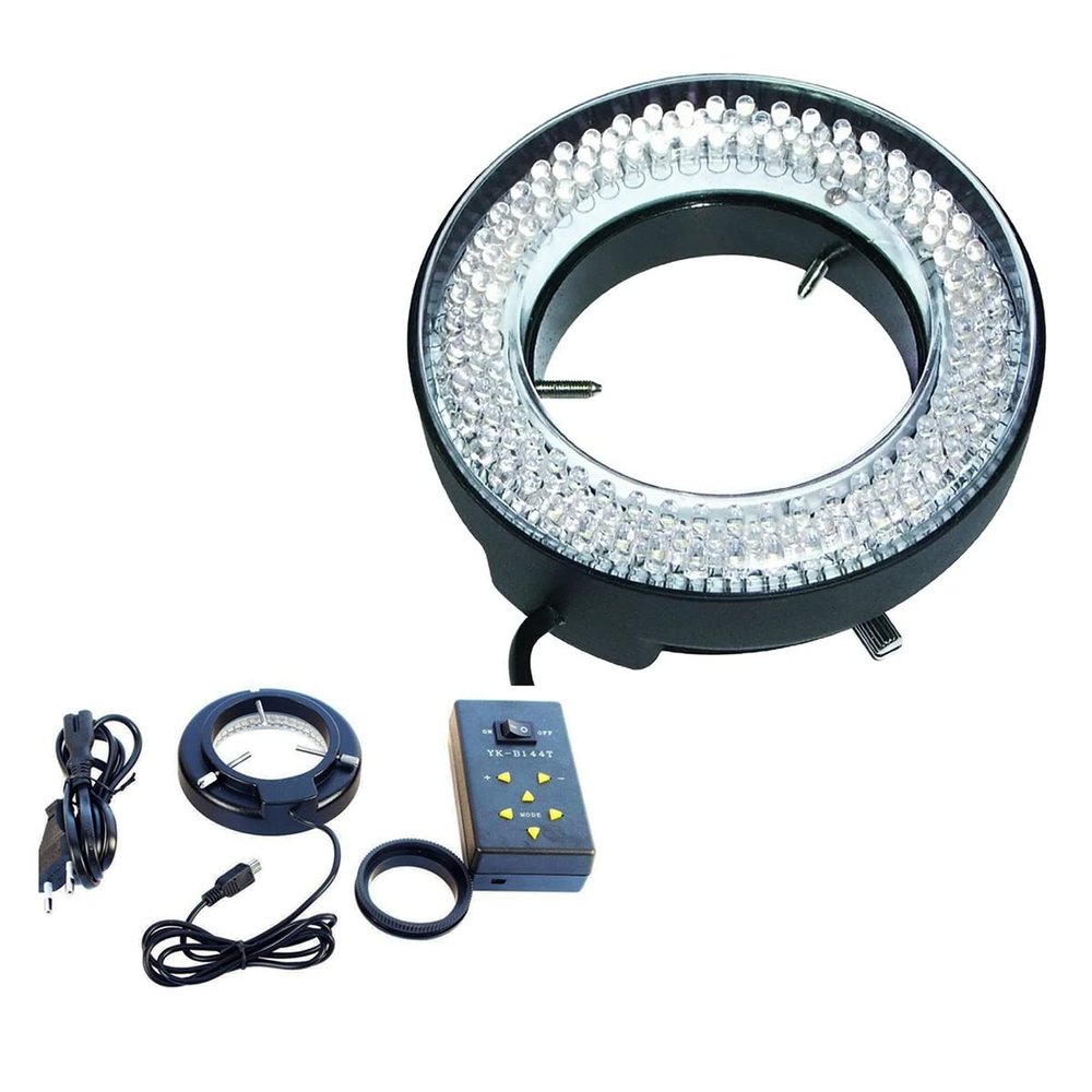 144pcs LEDs 6000K Microscope Ring Light +Power Adaptor for Stereo Microscope(YK-B144T)