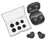 3 Pairs Memory Foam Ear Tips for Samsung Galaxy Buds 2 Pro, Super Comfort & Anti-Slip Replacement Ear Tips, No Silicone Eartips Pain, with Storage Box and Fit in The Charging Case, Black | S M L view 1