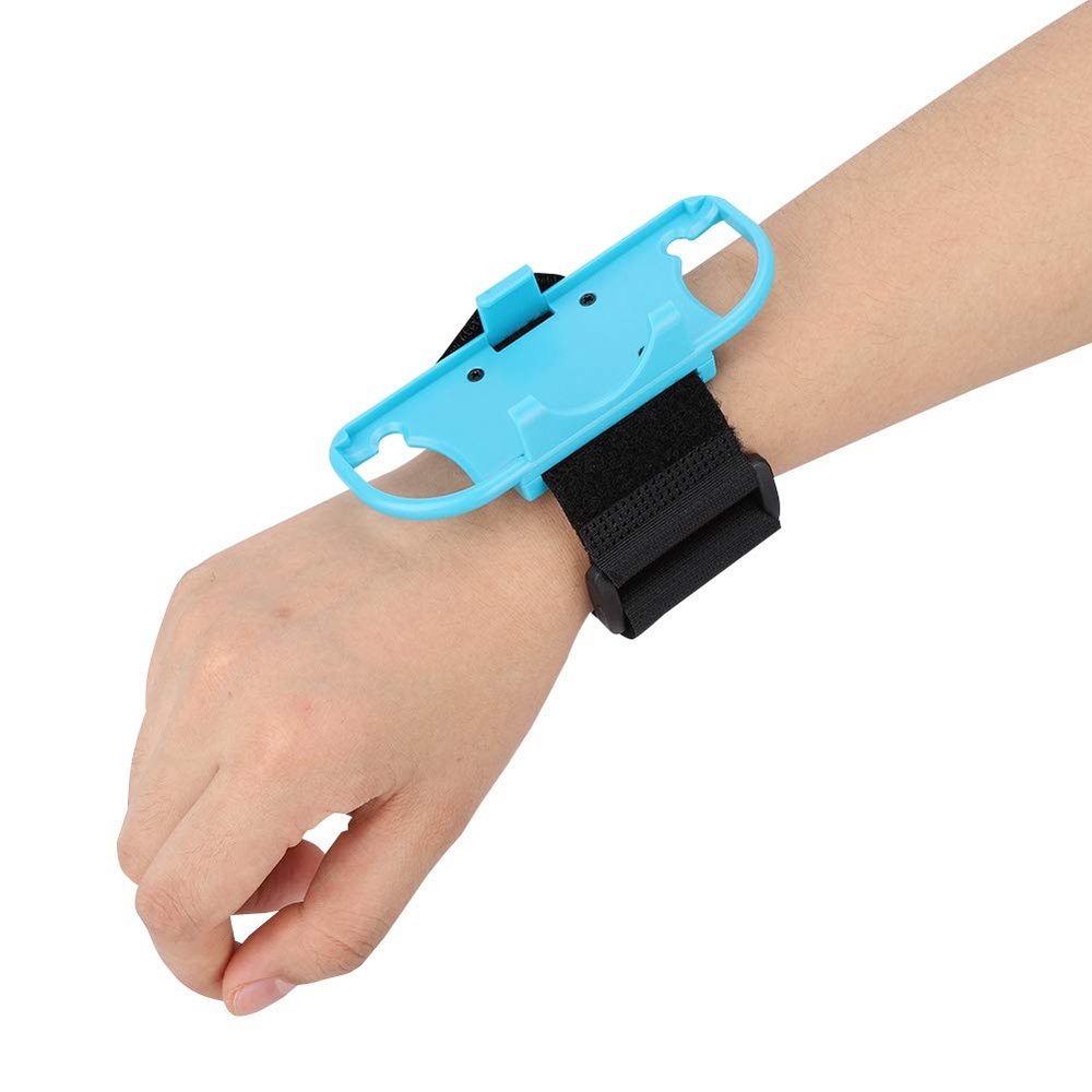SYH&AQYE 2PCS Just Dance Wrist Strap Armband for Iplay NS Switch, 4.1 X 2 X 1.4in Wristband Armband Small Handle, Adjustable Wrist Straps for Children and Adults All Wrist Sizes