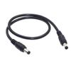 YSJJZRL DC 5.5x2.5mm Male to Male Plug DC Power Adapter Cable DC Extension Cable for LED Strip,LED Display etc (1.5M) view 1