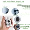 8x21 Compact Binoculars for Adults Teens, Mini Small Full Optical Binoculars for Bird Watching Opera Hiking Hunting Travel Concert (White) view 2