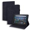 YBFJCE Case for Amazon Fire HD 10 (2021) / Amazon Fire HD 10 Plus (2021) 10.1 inch, Slim Stand Shell Protective Case with Pencil Holder, PU Leather Folio Cover for Amazon Fire HD 10 2021, Black view 1
