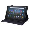 YBFJCE Case for Amazon Fire HD 10 (2021) / Amazon Fire HD 10 Plus (2021) 10.1 inch, Slim Stand Shell Protective Case with Pencil Holder, PU Leather Folio Cover for Amazon Fire HD 10 2021, Black view 3