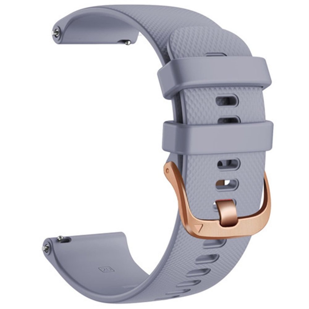 SVAPO 18mm Replacement Silicone Straps Band For Garmin Vivoactive 4S Watchband Smart Watch Vivomove 3S Venu2S Bracelet Wristbands Belt (Color : Grey, Size : 18mm Vivoactive 4S)