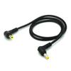 YSJJZRL 10A DC 5.5 x 2.5mm Double 90 Degree Male to Male Plug Cable, DC Power Cable Backward Compatible 5.5x2.1mm (1.5M) view 1