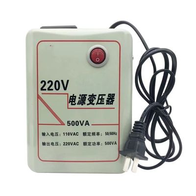 500W 1000W 2000W 3000W Voltage Converter 110V to 220V AC Power Step Up and 220V to 110V Step Down Transform Adapter (Color : 500W, Size : 110V to 220V)