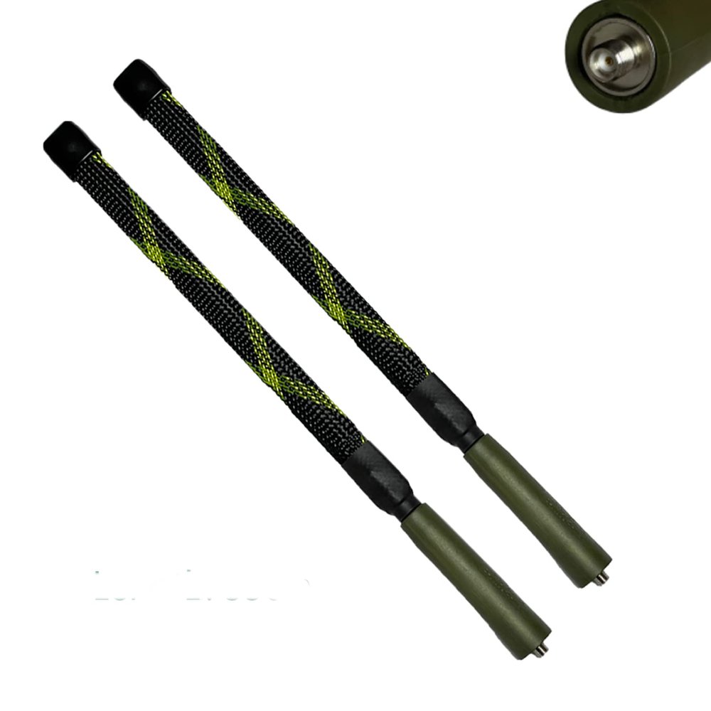 2pcs Radtel Full Band Tactical Antenna Camo 136-520MHz CS Foldable UHF VHF Ham Radio Ant for RT-890 RT-900 RT-910 RT-910B RT-470X RT-630 RT-920 (13 inch)