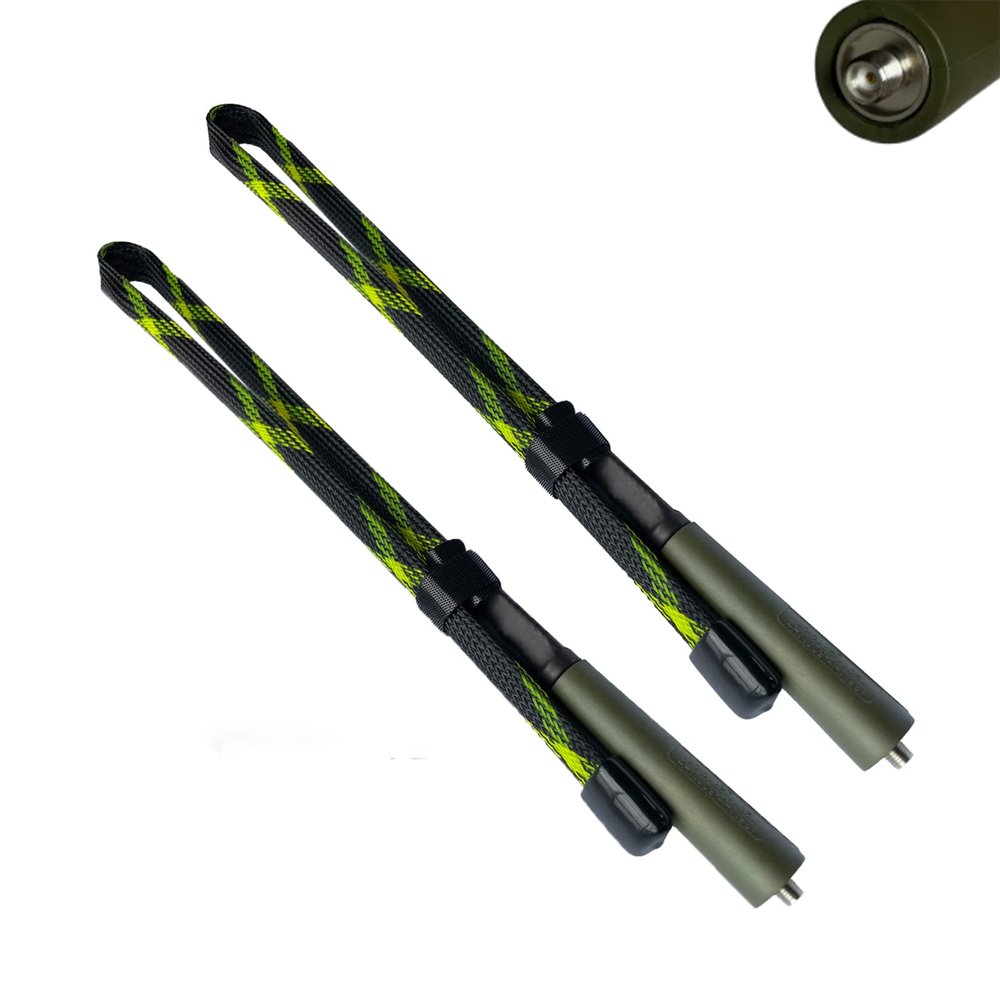 2pcs Radtel Full Band Tactical Antenna Camo 136-520MHz CS Foldable UHF VHF Ham Radio Ant for RT-890 RT-900 RT-910 RT-910B RT-470X RT-630 RT-920 (28 inch)