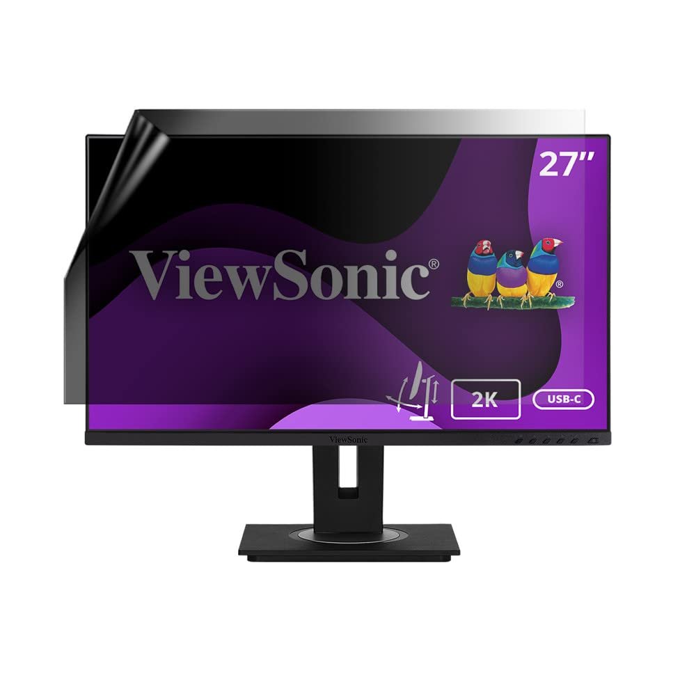 celicious Privacy Lite 2-Way Anti-Glare Anti-Spy Filter Screen Protector Film Compatible with ViewSonic Monitor 27 VG2756-2K