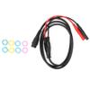 BNC Male Plug to Straight Banana Plug Coaxial Cable 100cm for Oscilloscope Test Extension 50 500V/5A view 1