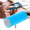 KIMISS 3.5 mm Jack Stereo Mini Speaker Portable Plug in Speaker for Mobile Phones and Tablets Plug in Speakers Mini Speaker with Aux Input Pillow for Sleeping Extern (Blue) view 3