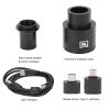 200W USB Telescope Eyepiece Camera - 1.25inch Electronic Mini Camera for Astronomical Telescope, Compatible With Computer, Mobile Phone, and Tablet view 2