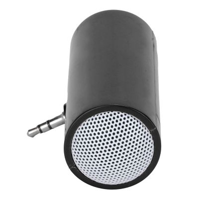 KIMISS Mini Portable Speaker, Pillow Speaker 3.5 mm Jack Stereo Plug in Speakers Cellphone Speaker Mini Speaker with Aux Input for Mobile Phones and Tablets (Black)