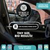 Small 2 Pack GPS Tracking System Stickers | GPS Active Sign for Cars | Car Window Sticker Sign | Glossy 5x1 Inches Waterproof Decal | Tracking System in Use | Anti Theft Security Sticker (Small) view 3