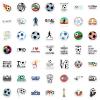 100PCS Soccer Stickers for Water Bottles, I Love Soccer Stickers for Teens, Adults, Motivational Vinyl Waterproof Sticker Bulk Gift, Football Sports Party Favors, Soccers Decorations view 3