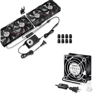 120mm x 4 Variable Speed + EC 60mm Cooling Fan
