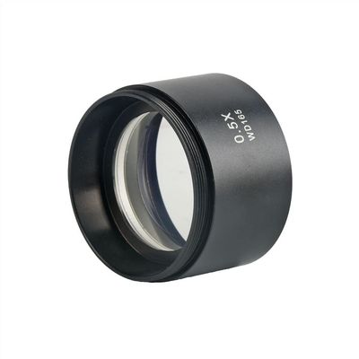 0.5X Stereo Microscope Objective Lens 165mm Working Distance 48mm Installation Size