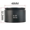 0.5X Stereo Microscope Objective Lens 165mm Working Distance 48mm Installation Size view 2