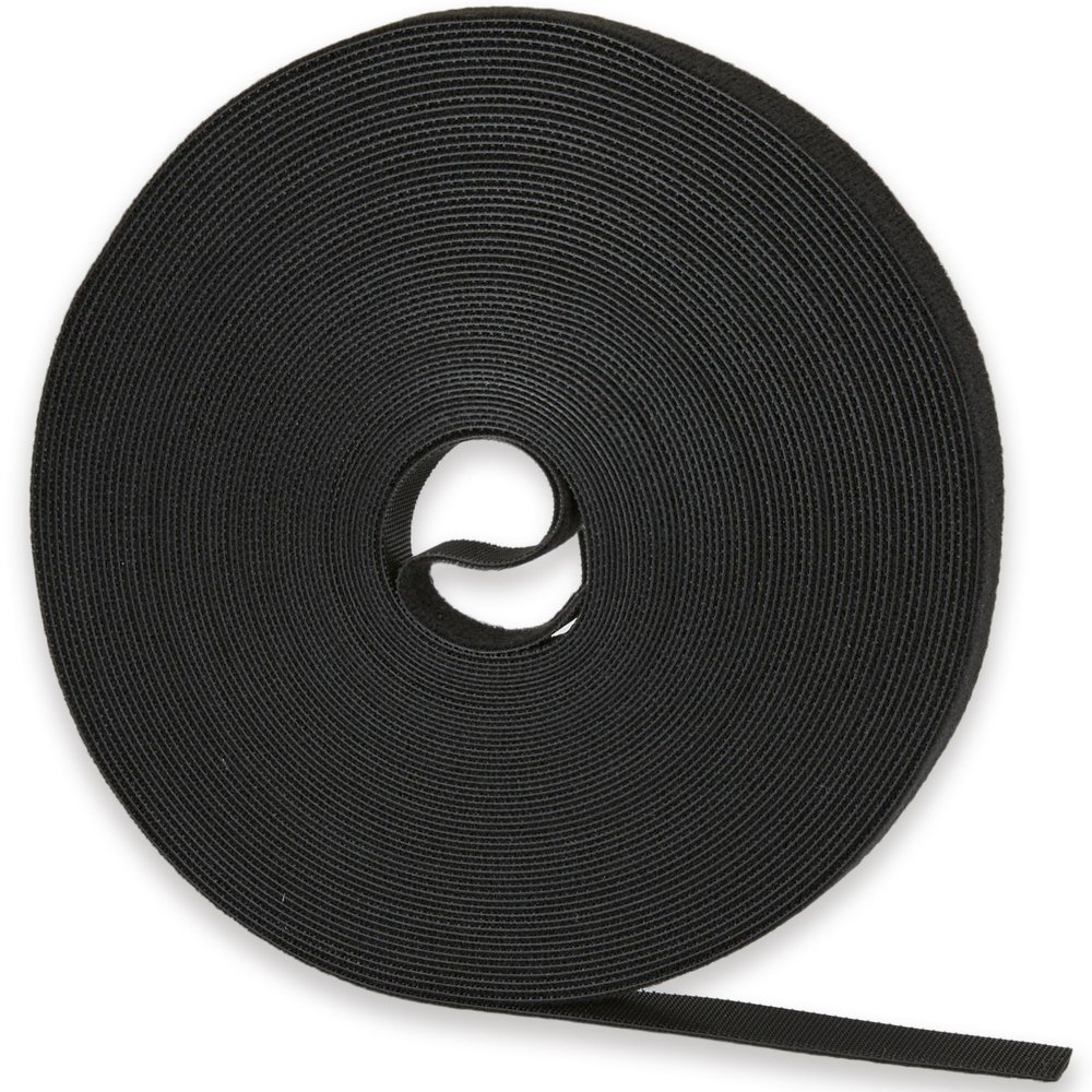 NBTORCH 50 ft x 1/2 inch Hook and Loop Roll, Reusable Fastening Cable Ties, Multi-Purpose Cable Management Wire Ties Cable Straps for Organizing Home, Office and Data Centers