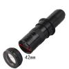 0.5X Single Barrel Microscope Auxiliary Objective 140mm Working Distance Microscope Lens 42mm Mounting Size view 2