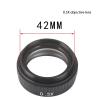 0.5X Single Barrel Microscope Auxiliary Objective 140mm Working Distance Microscope Lens 42mm Mounting Size view 3