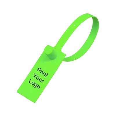 Muka Custom Plastic Sealing Tag Branded Cable Ties Wire Tie Nylon Label Zip Ties 10"-Green-100 pcs