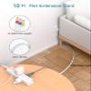 10FT Extension Cord - Power Strip Surge Protector, Flat Plug, Addtam 12 Widely Outlets 3 Sides Outlet Extender, 900J, Wall Mount, Desk Charging Station Compact for Home Office Dorm Room Essentials view 3