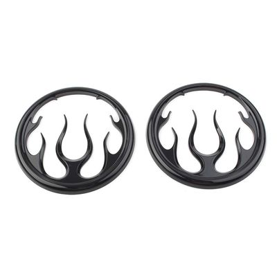 Lirun Fairing Speaker Cover Front Speaker Grill for Harley Electra Street Glide Tri 2006-2013
