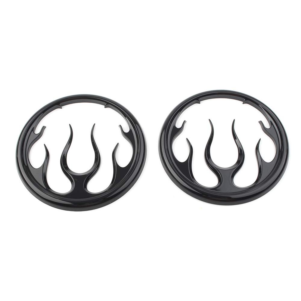 Lirun Fairing Speaker Cover Front Speaker Grill for Harley Electra Street Glide Tri 2006-2013