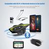 Motorcycle Helmet Bluetooth Intercom Kit, Motorbike Helmet Intercom Interphone Headset with DSP/CVC Noise Cancellation, 1500m 8 Riders Group Helmet Intercom, with FM Radio for ATV/Dirt Bike (1 Pack) view 4