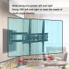 Tv Wall Bracket Tv Bracket Universal Tv Stand Mount 26inch Wall Telescopic Multifunction 26-55 Inches The Screw Lock is Firm Stable Wide Rocker Arm Swivels Left and Right (26-55inches,Black) view 3